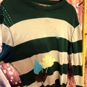 Element Forest Green and Beige Knit Top
Bilercore Girlhoodcore Y2K